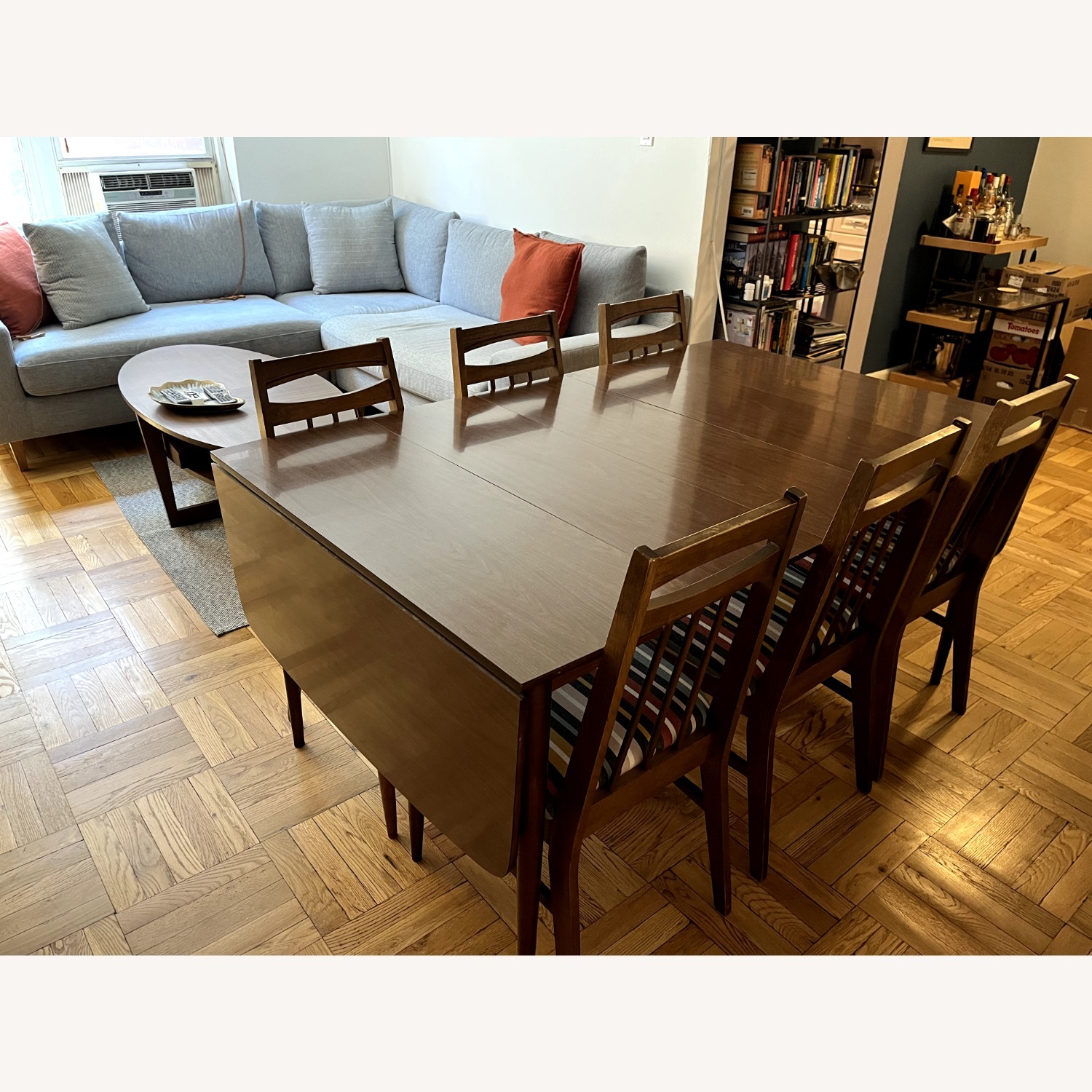 Bassett Dining Set with Six Chairs - image-2