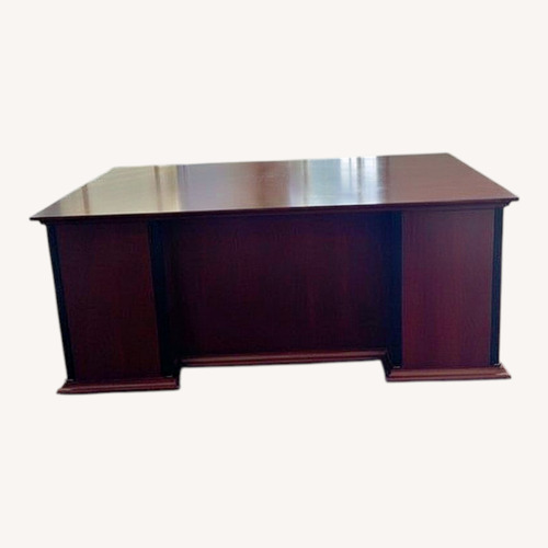 Used Cherry Dark Wood Desk for sale on AptDeco