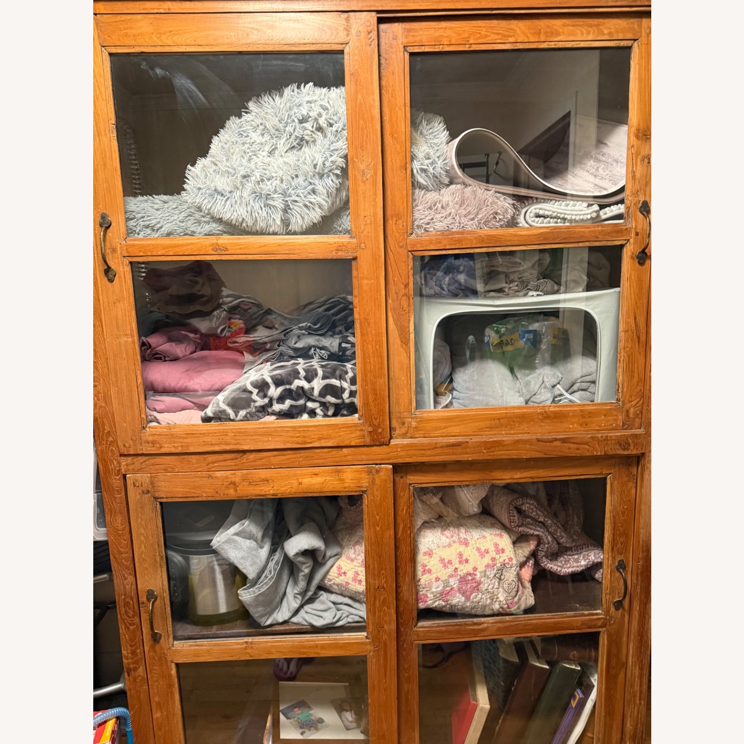 Vintage Wood Display Case - image-1