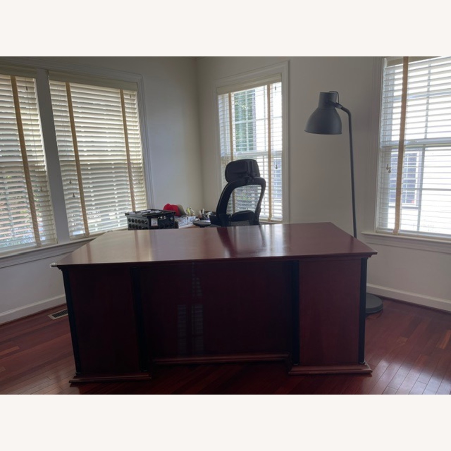 Dark Brown Wood Sideboard - image-5