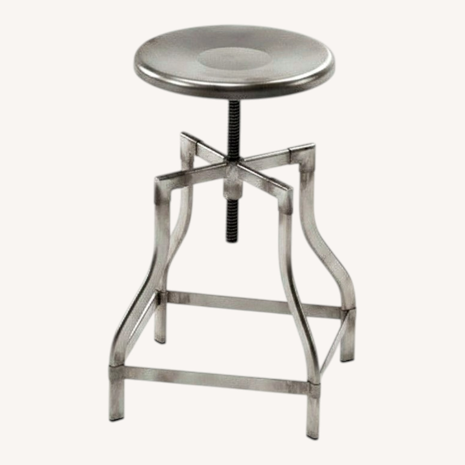 Industry West Machinist Dark Gray Metal Stools - image-0