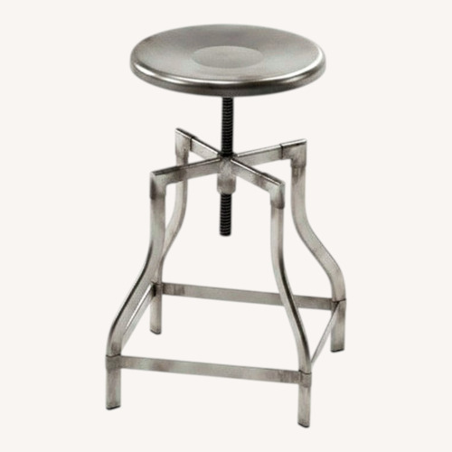Used Industry West Machinist Dark Gray Metal Stools for sale on AptDeco