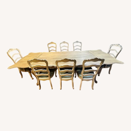 Used Wood Dining Set for sale on AptDeco