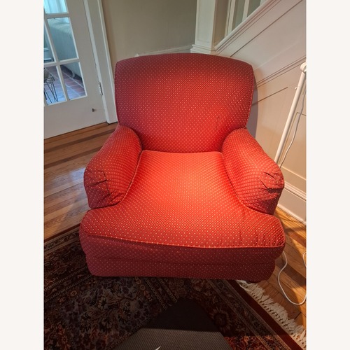 Used Thomasville Furniture Industries Red Armchair for sale on AptDeco