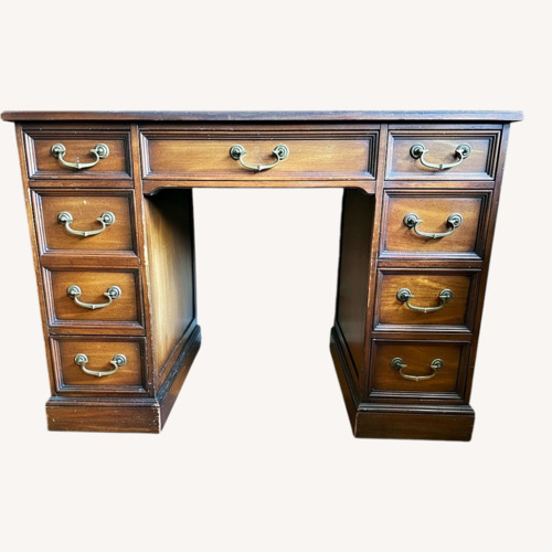 Used Sligh Furniture Dark Brown Wood Desk for sale on AptDeco
