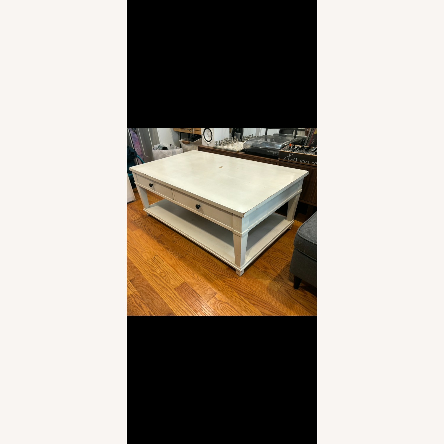 Progressive Furniture White Wood Coffee Table - image-1