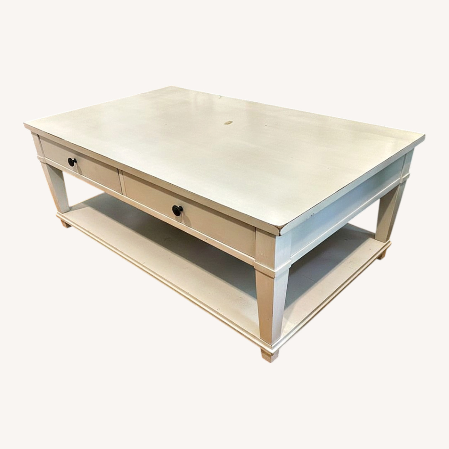 Progressive Furniture White Wood Coffee Table - image-0