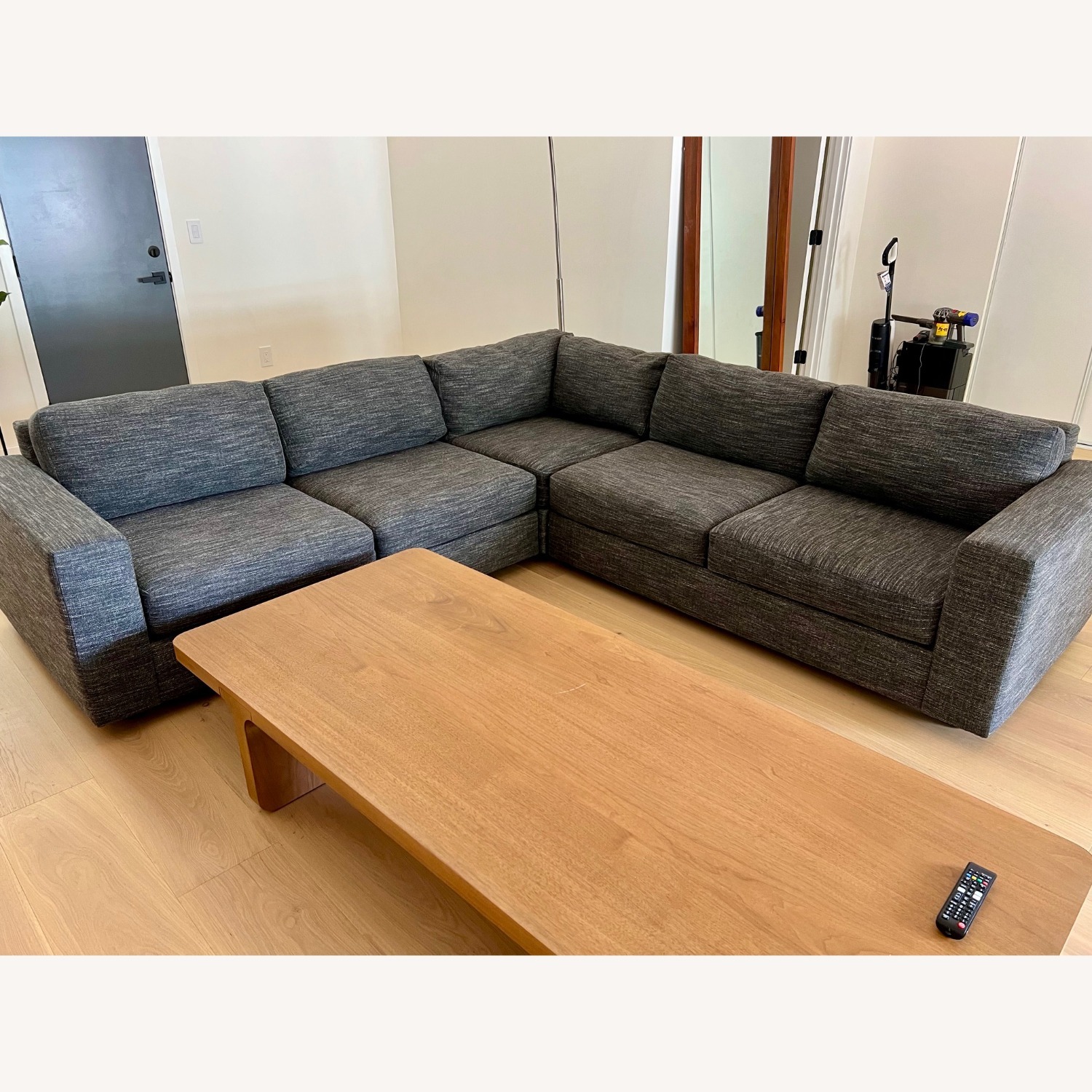 West Elm Urban 3-Piece L-Shaped Sectional Couch - image-1