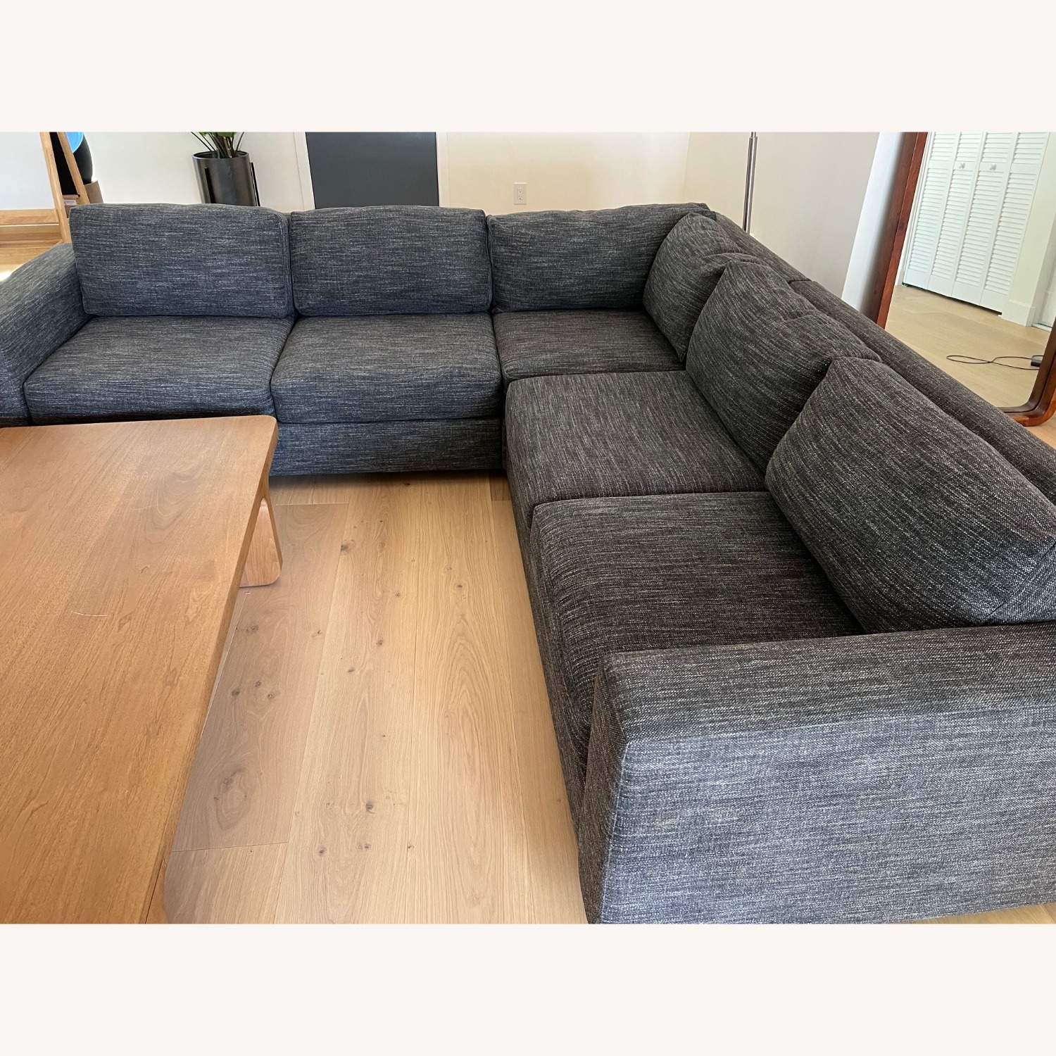 West Elm Urban 3-Piece L-Shaped Sectional Couch - image-2