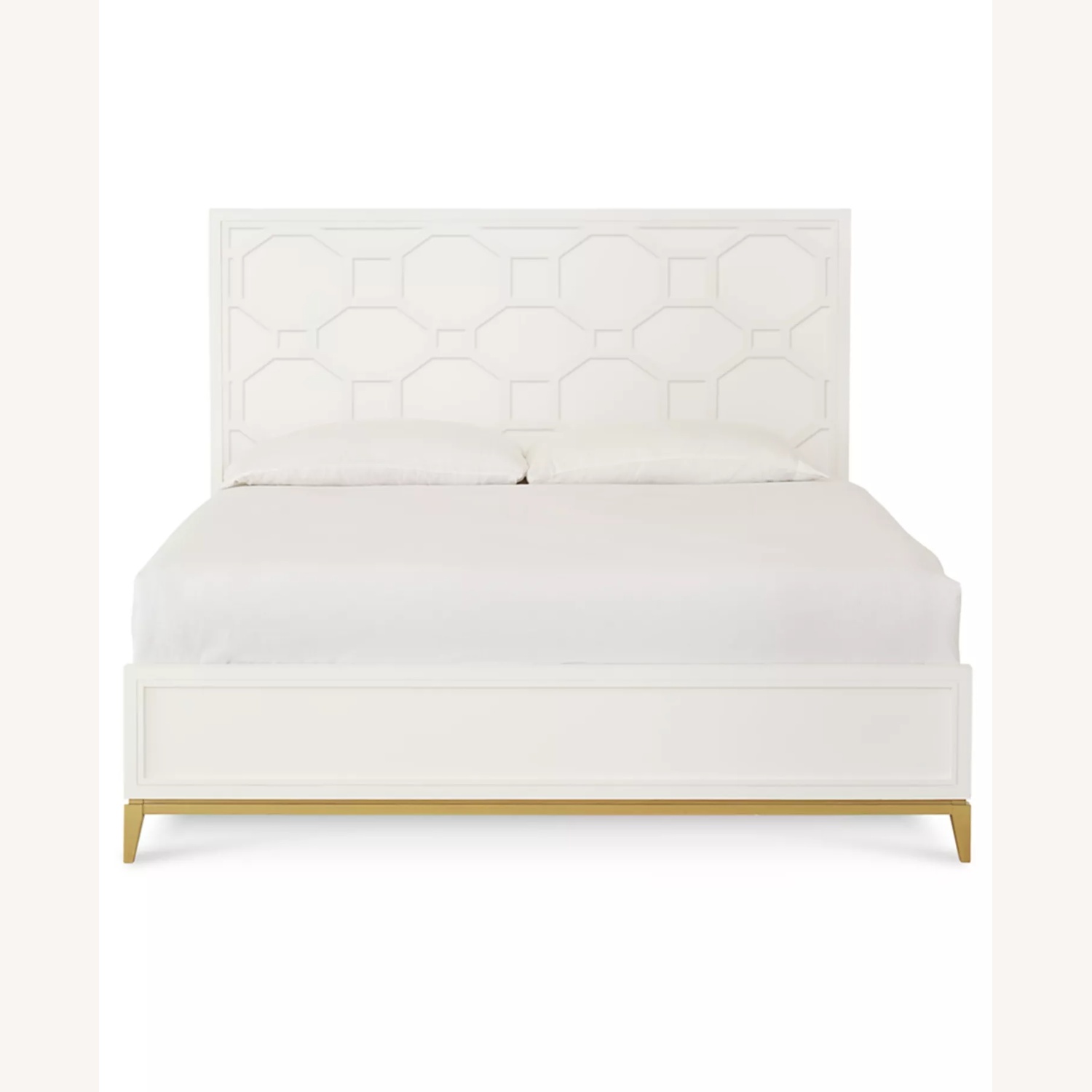 Chelsea White Modern Queen Bed - image-6