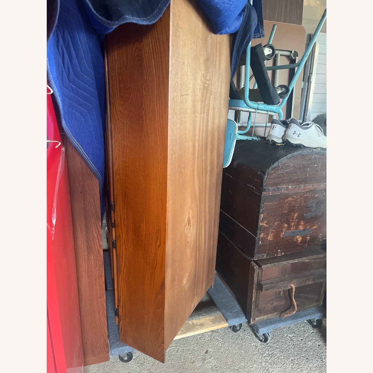 Simply Amish Natural Wood Media Storage - image-3