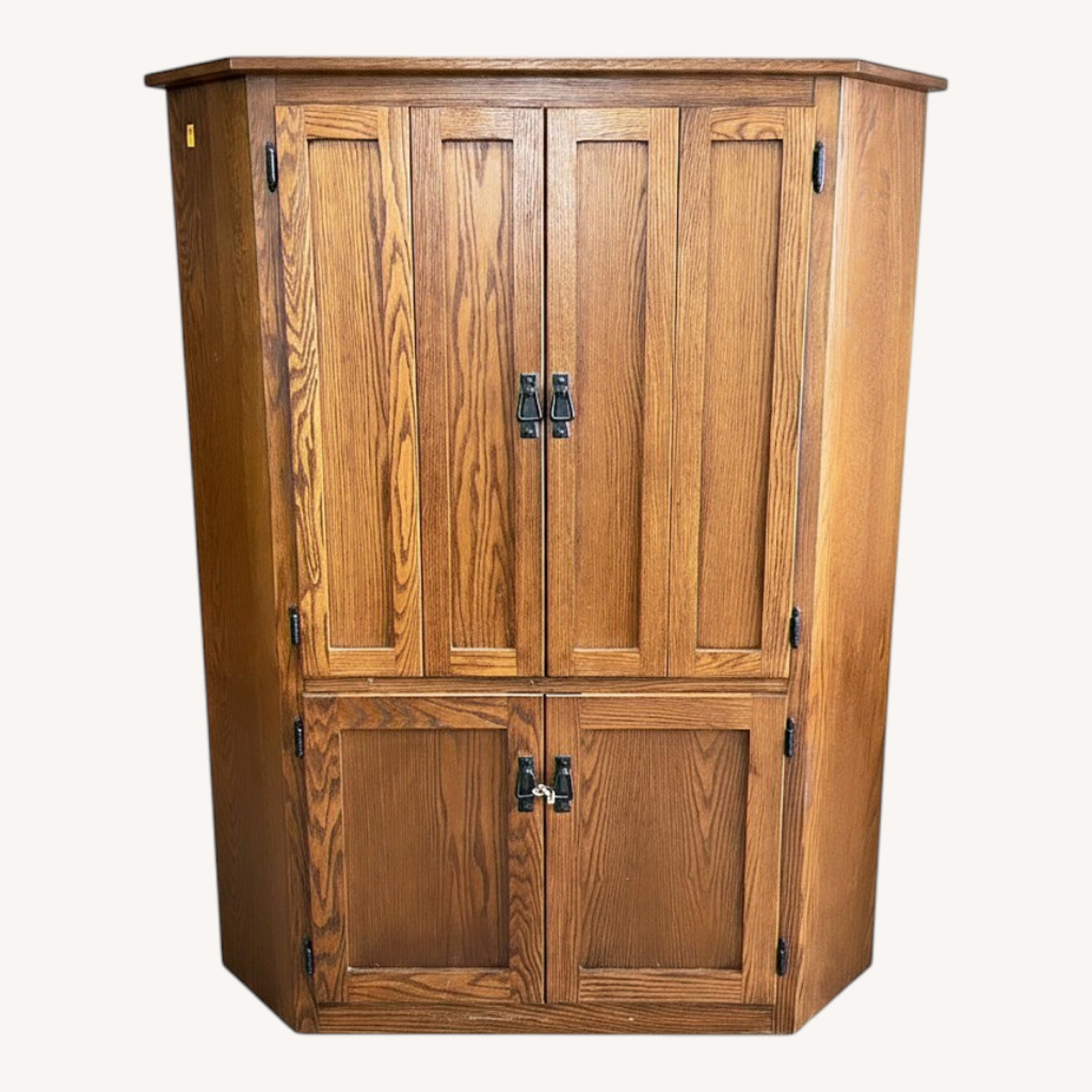 Simply Amish Natural Wood Media Storage - image-0