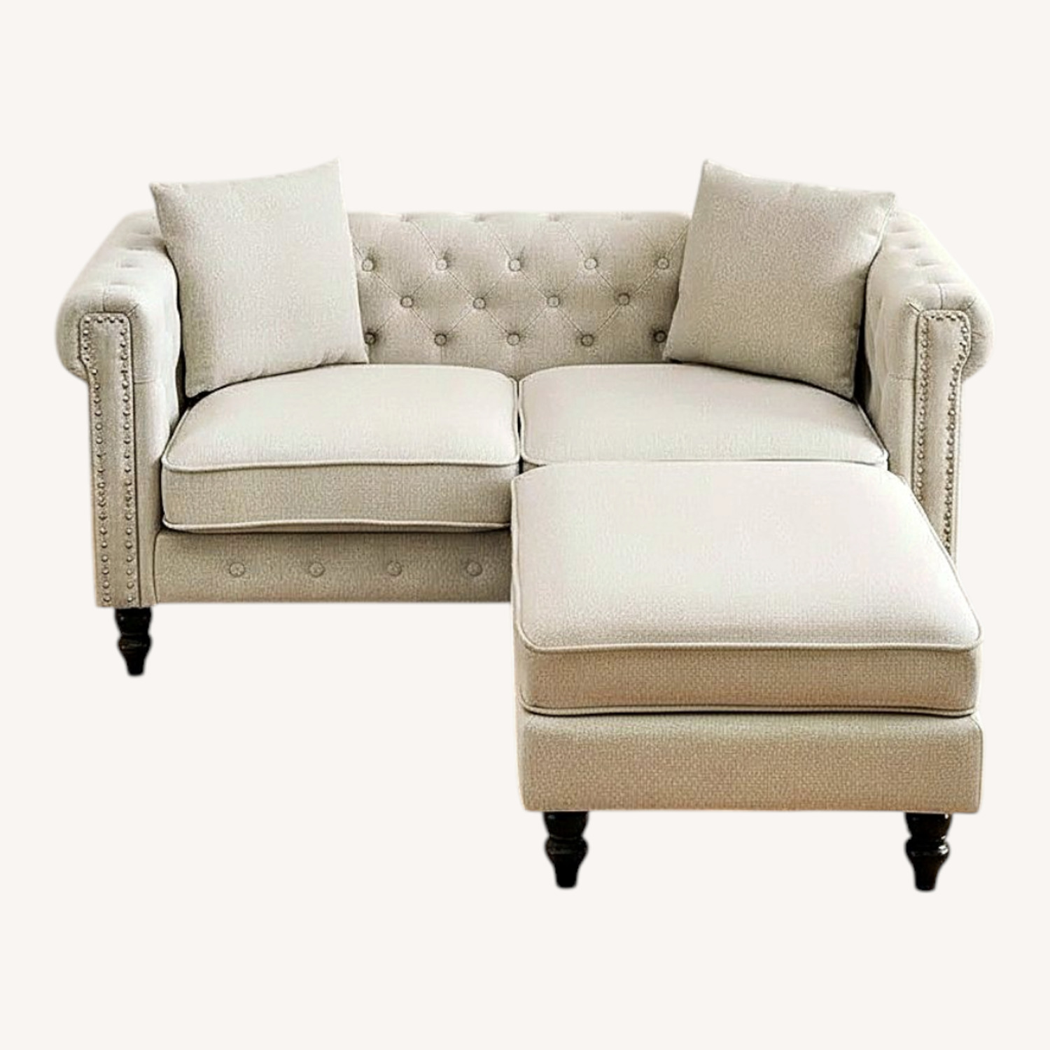 Wayfair L-Shaped Two Seat Sofa - image-0