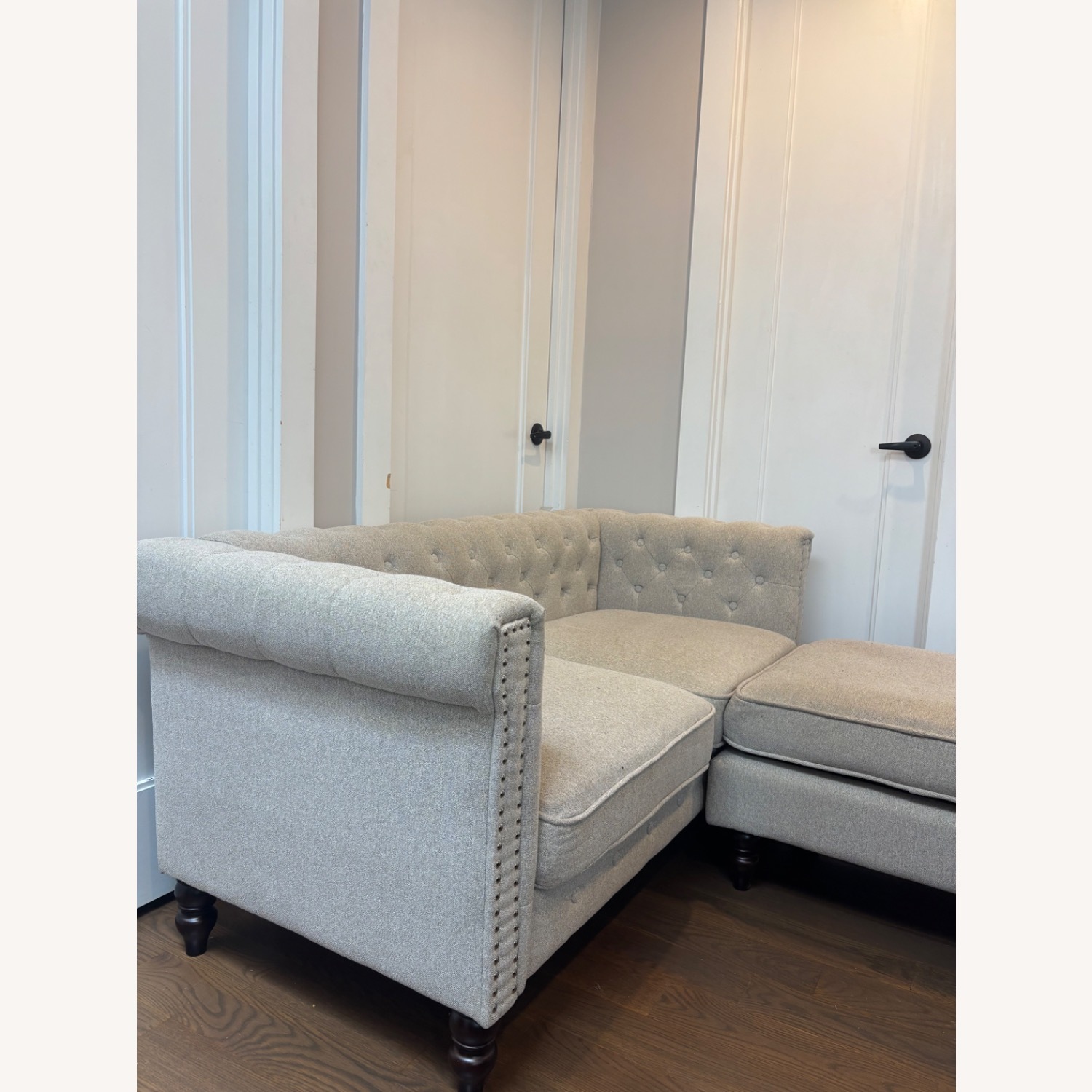 Wayfair L-Shaped Two Seat Sofa - image-3