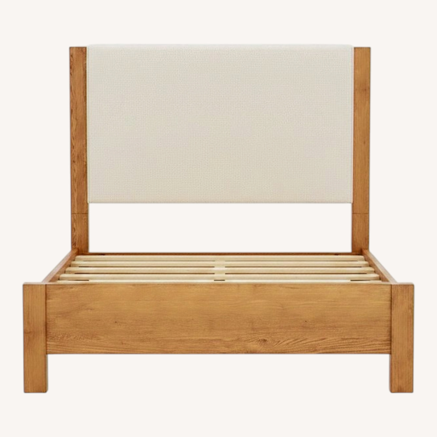Rooms To Go Ithaca Natural Wood Queen Bed - image-0
