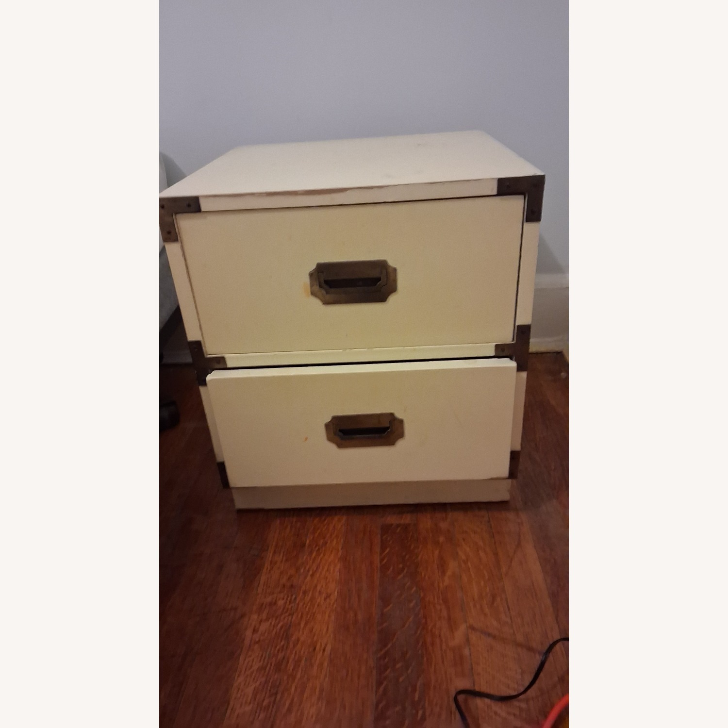 Vintage/Antique White Wood Dresser - image-3