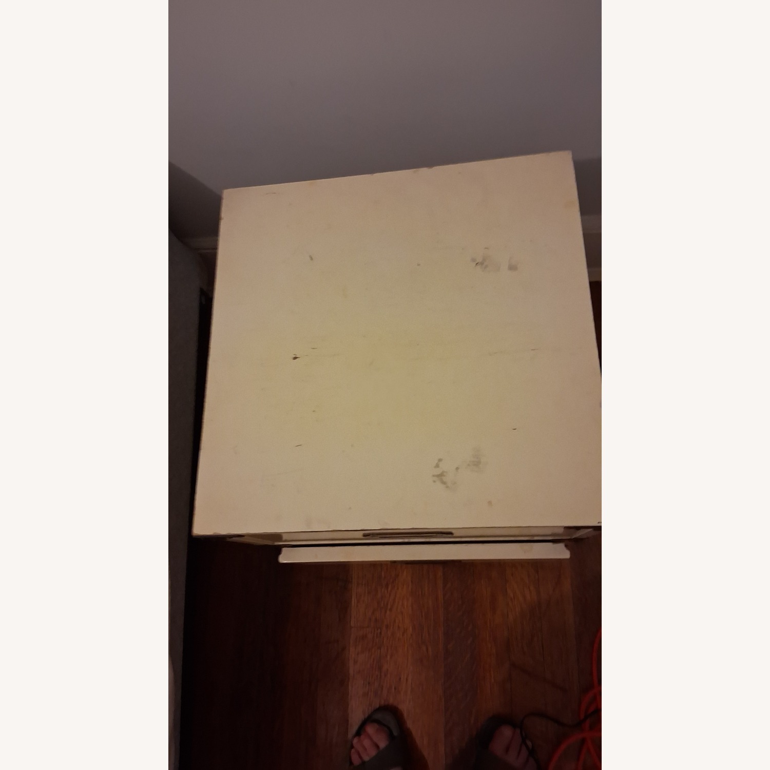 Vintage/Antique White Wood Dresser - image-4