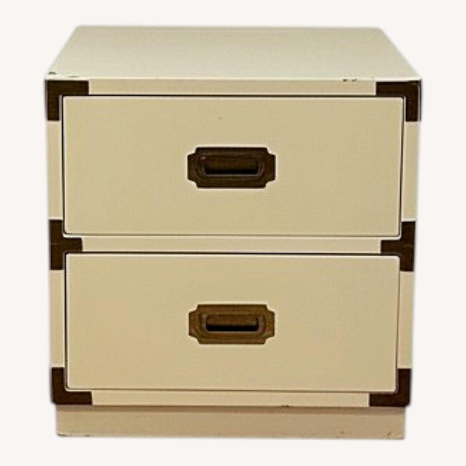 Vintage/Antique White Wood Dresser - image-0