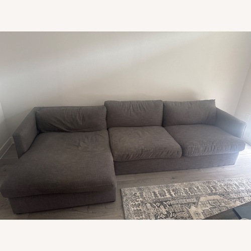 Used Light Gray Fabric 3+ Piece Sectional for sale on AptDeco