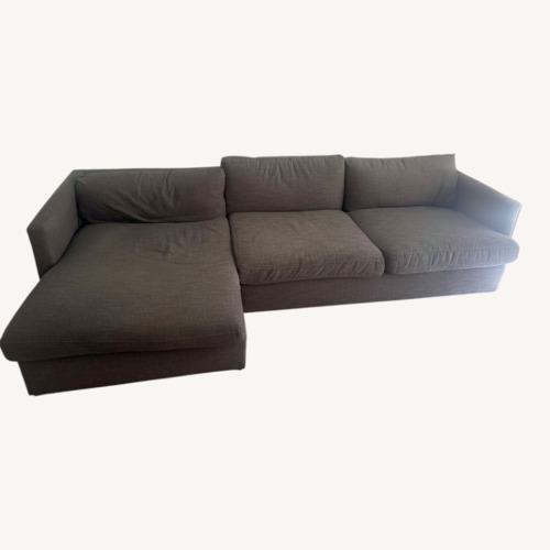 Used Light Gray Fabric 3+ Piece Sectional for sale on AptDeco
