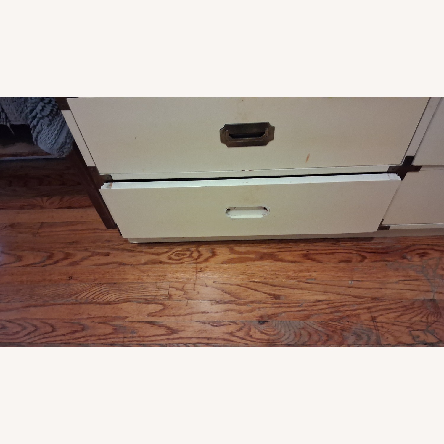 Vintage/Antique White Wood Dresser - image-4