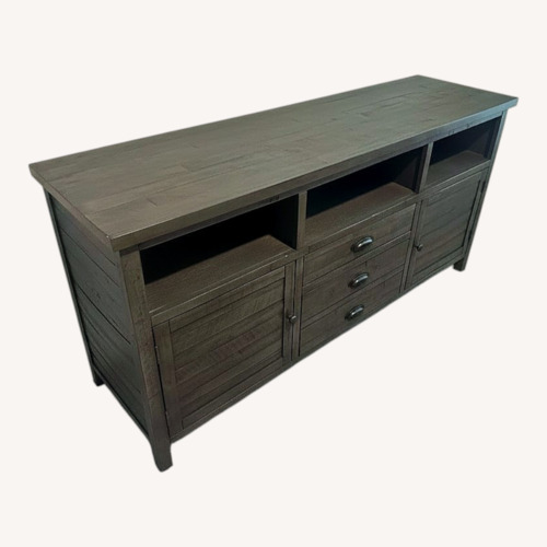 Used Light Gray Wood Dresser for sale on AptDeco