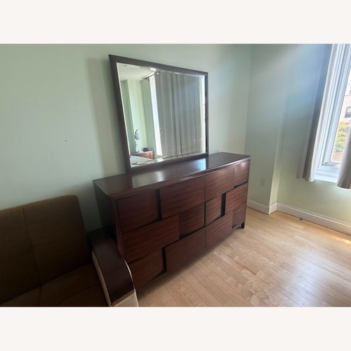 Used Raymour & Flanigan Saratoga Dresser With Mirror for sale on AptDeco