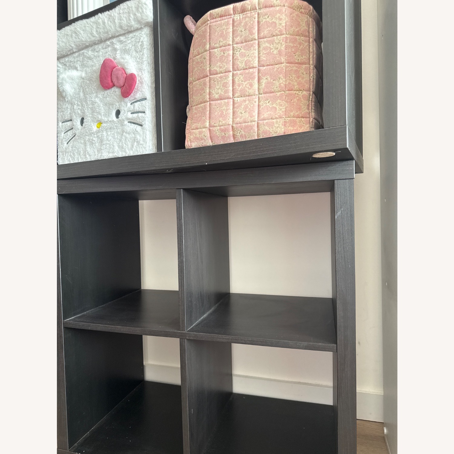 IKEA Kallax Shelf Set  Black Brown - Cube Units  - image-7