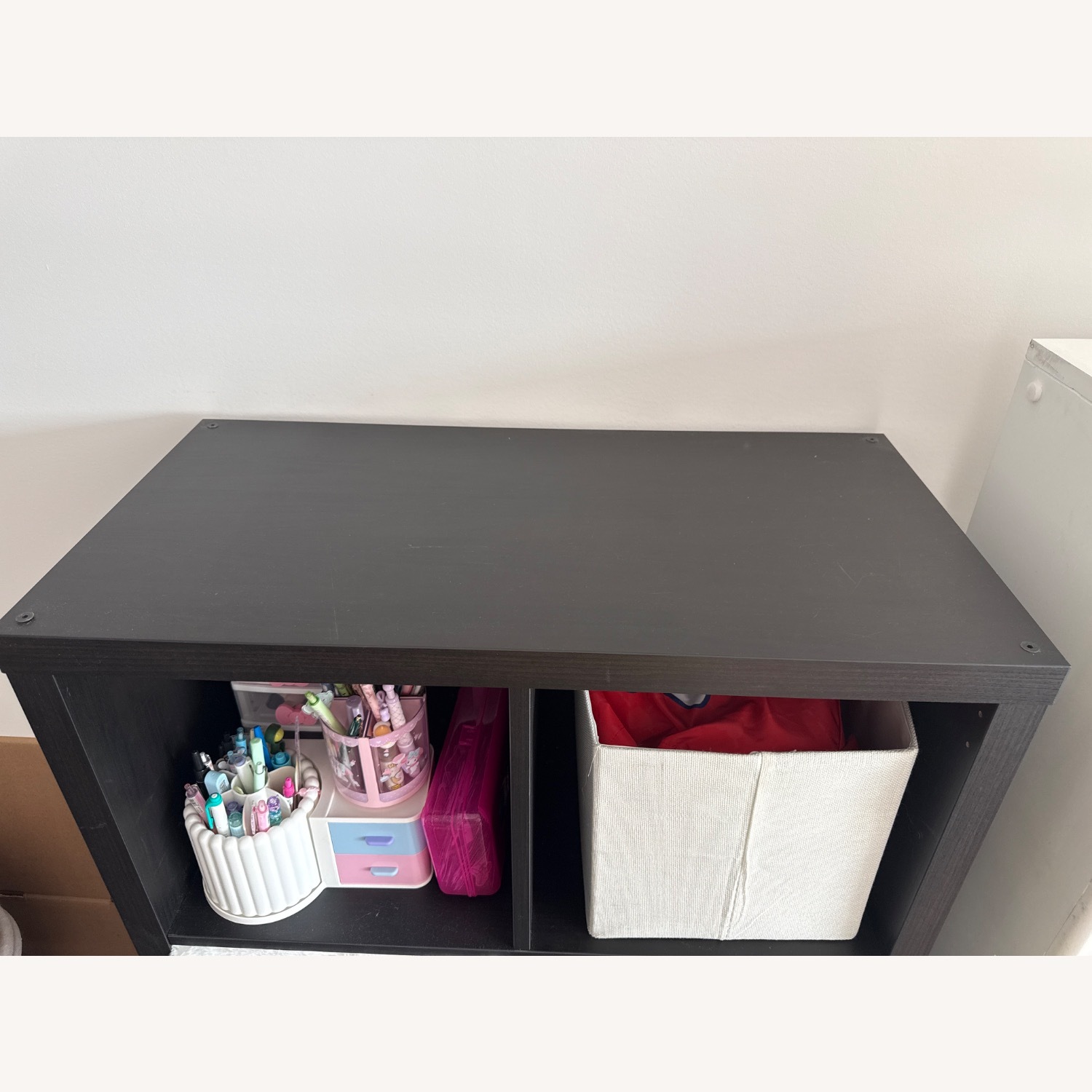IKEA Kallax Shelf Set  Black Brown - Cube Units  - image-5