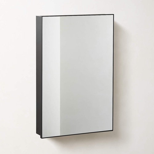 Used CB2 Infinity Black Medicine Cabinet 24"x36" for sale on AptDeco