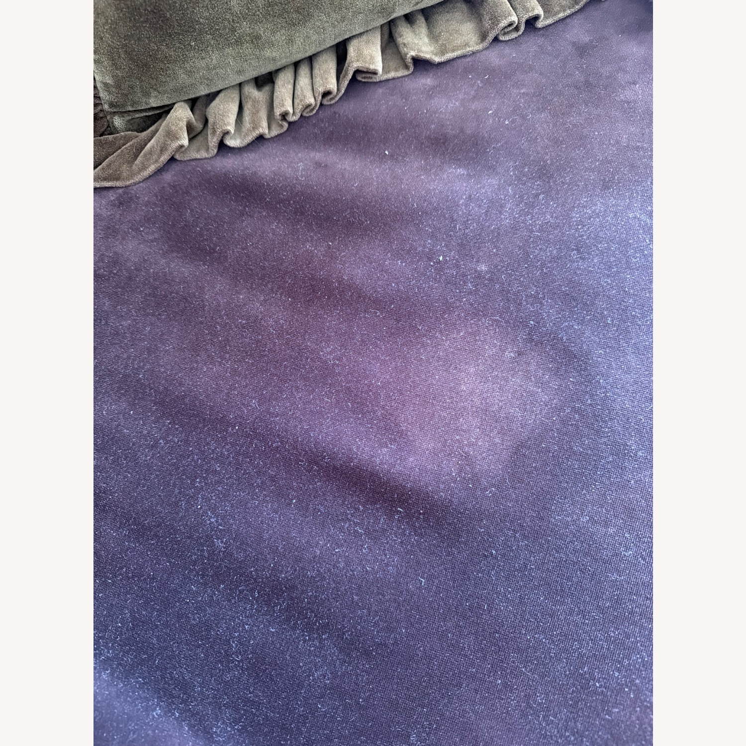 Sterling Place Dark Brown Velvet 3+ Seater Sofa - image-4