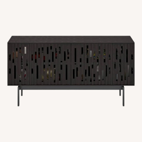 Used BDI Furniture Black Wood Media Storage for sale on AptDeco