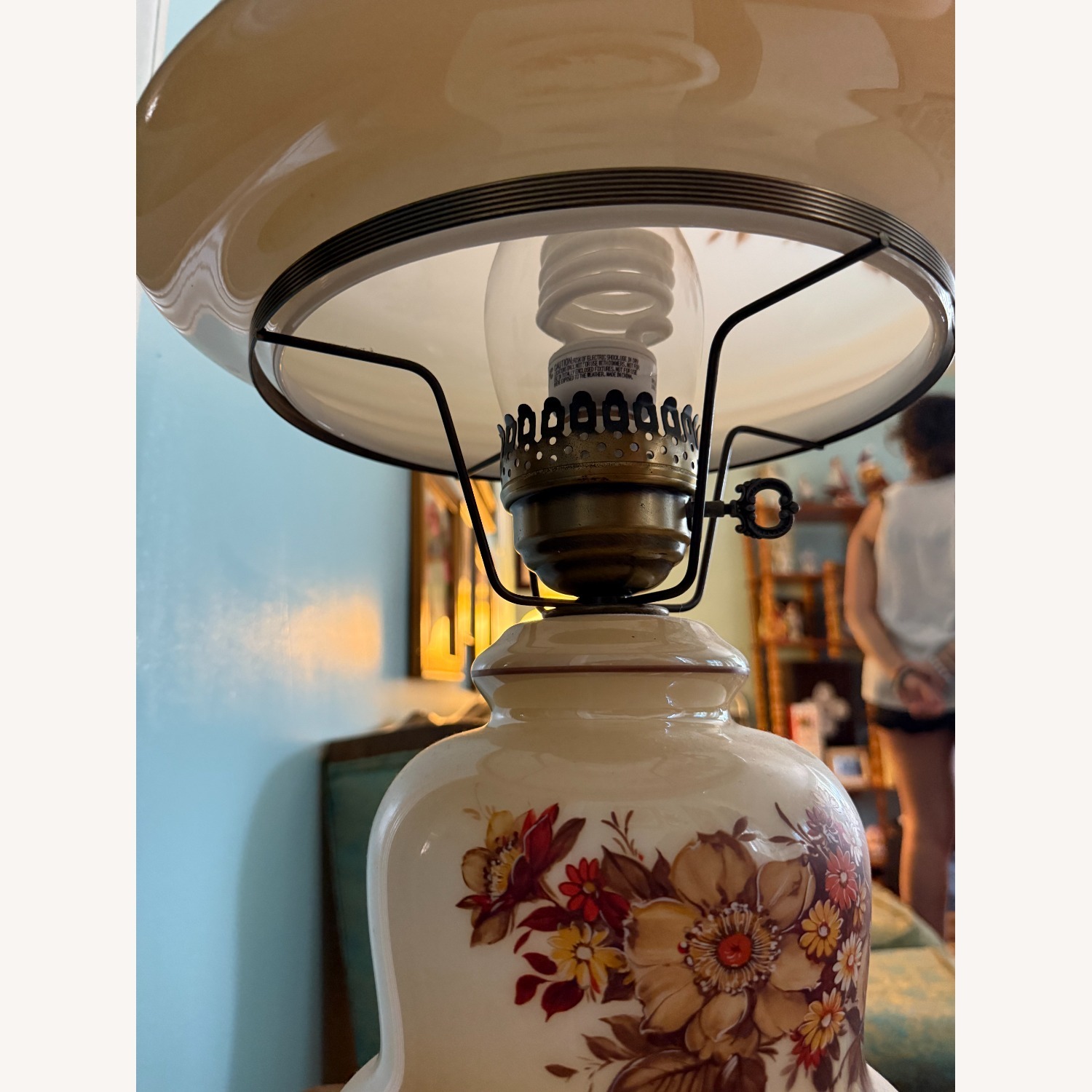 Vintage/Antique Finds Glass Table Lamps - image-4