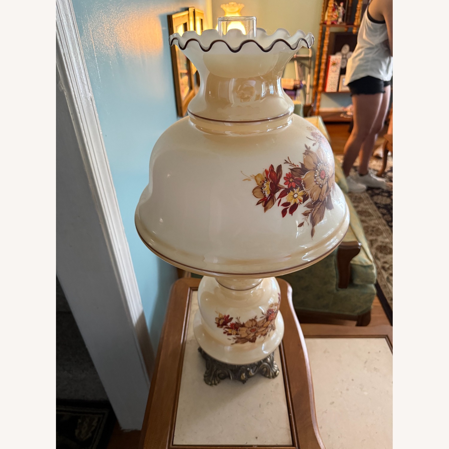 Vintage/Antique Finds Glass Table Lamps - image-3