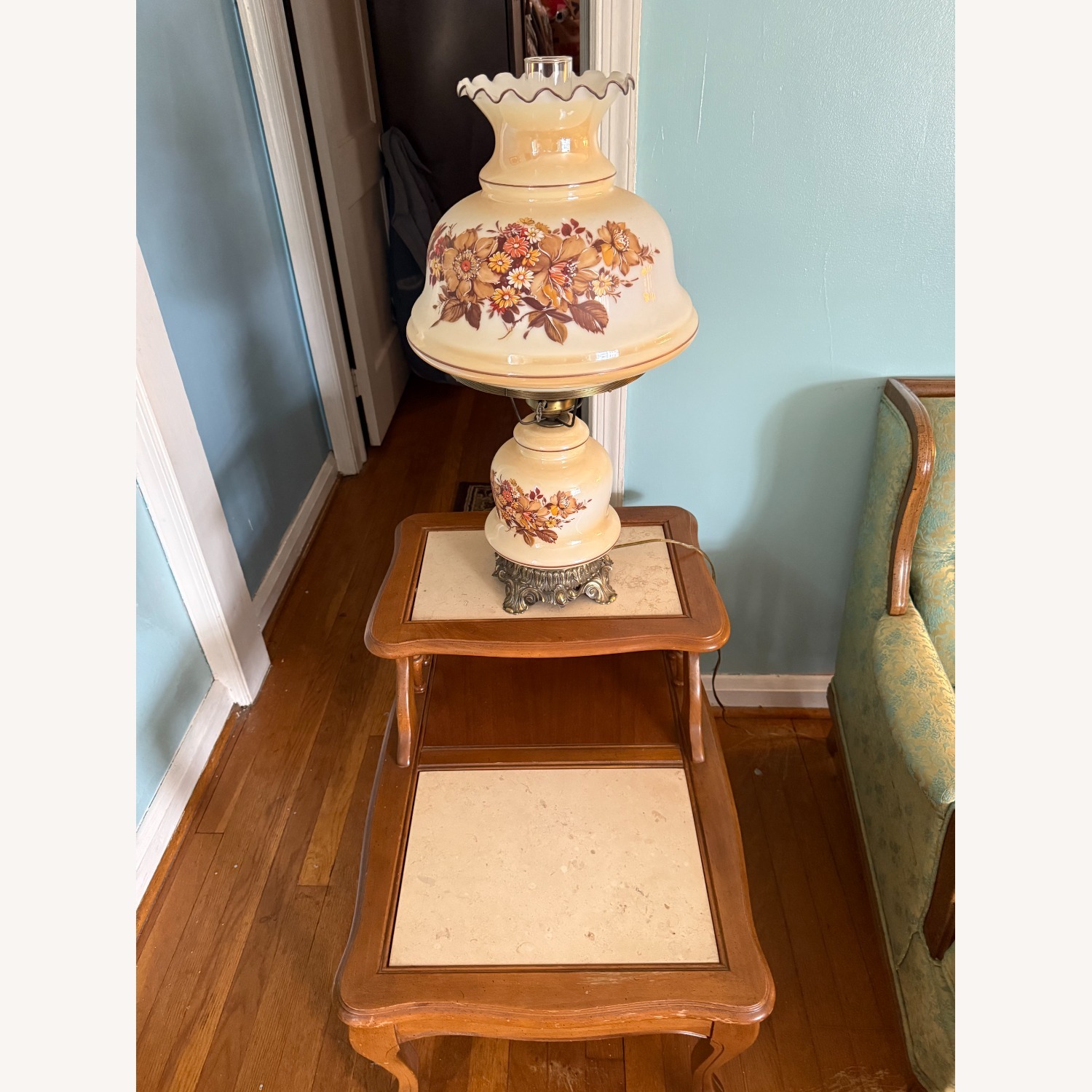 Vintage/Antique Finds Glass Table Lamps - image-2