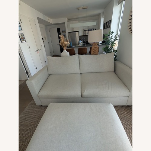 Used IKEA Finnala Natural Boucle Sleeper Sofa for sale on AptDeco