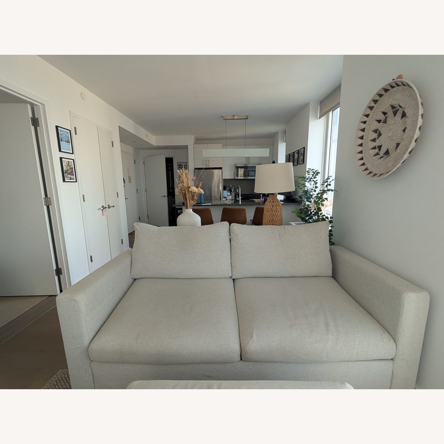 IKEA Finnala Natural Boucle Sleeper Sofa - image-2