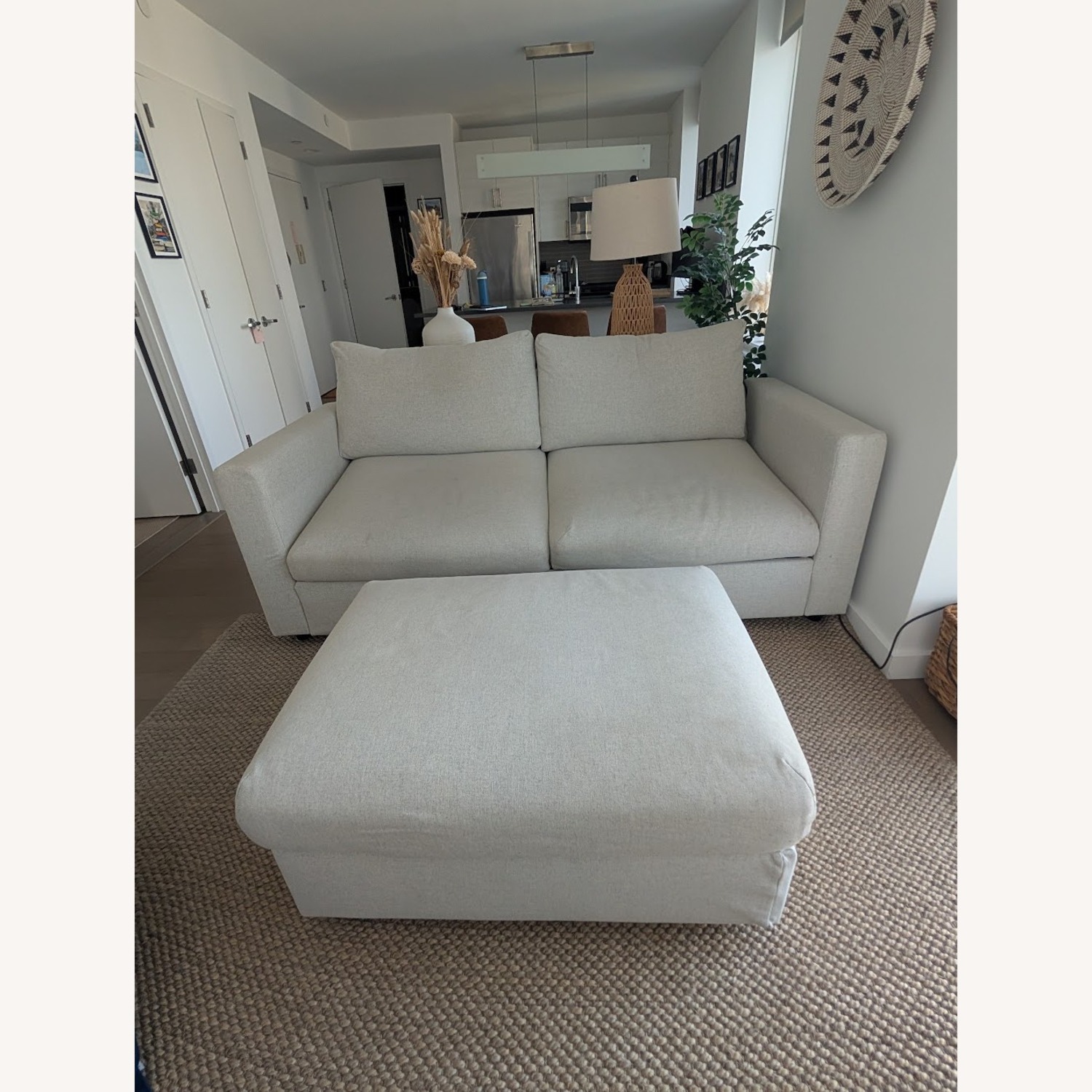 IKEA Finnala Natural Boucle Sleeper Sofa - image-4