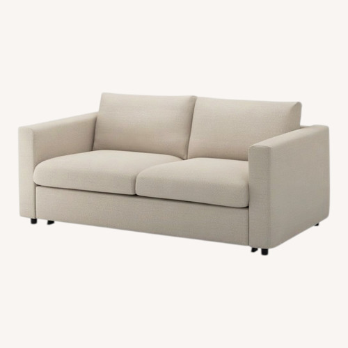 Used IKEA Finnala Natural Boucle Sleeper Sofa for sale on AptDeco