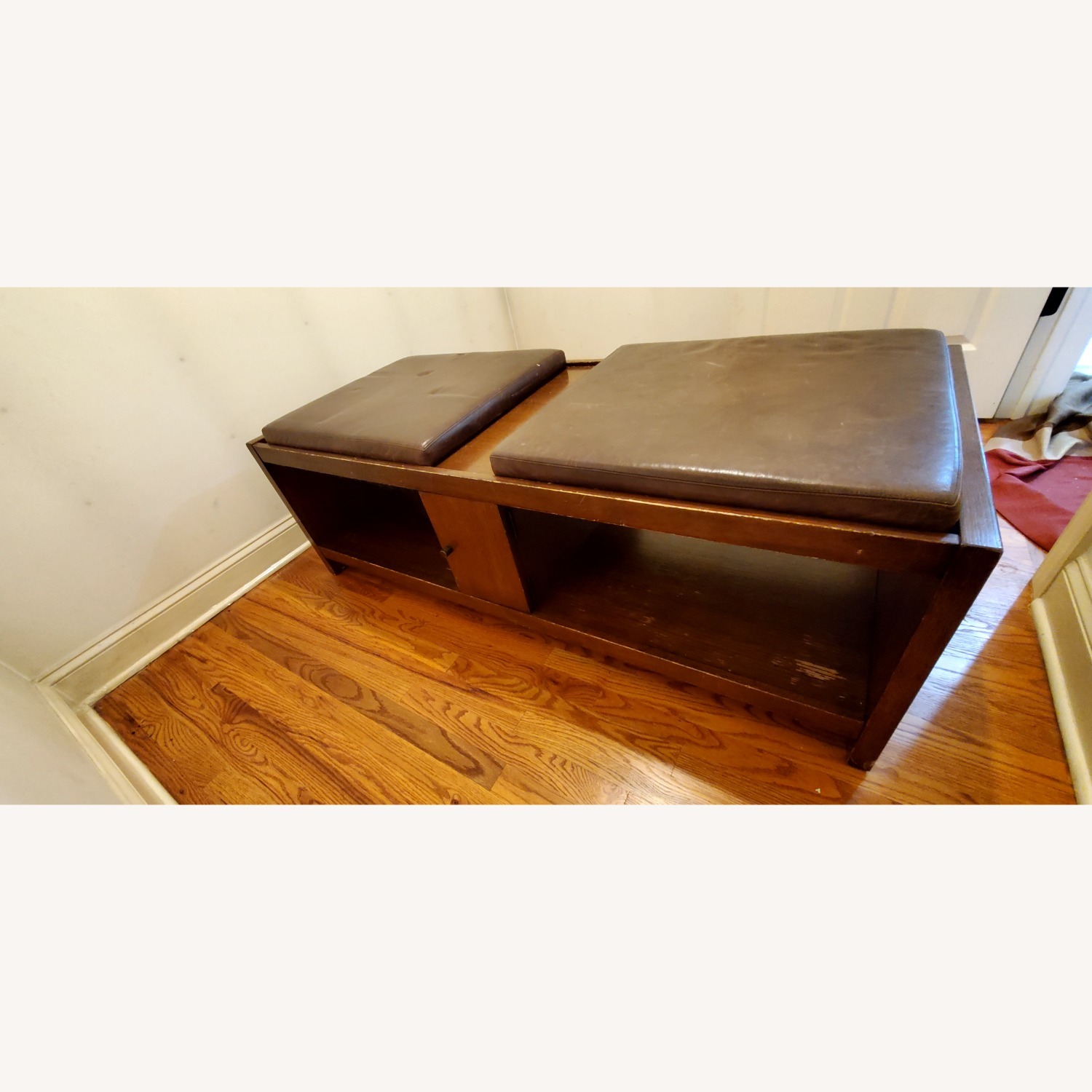 Natural Wood Coffee Table - image-1