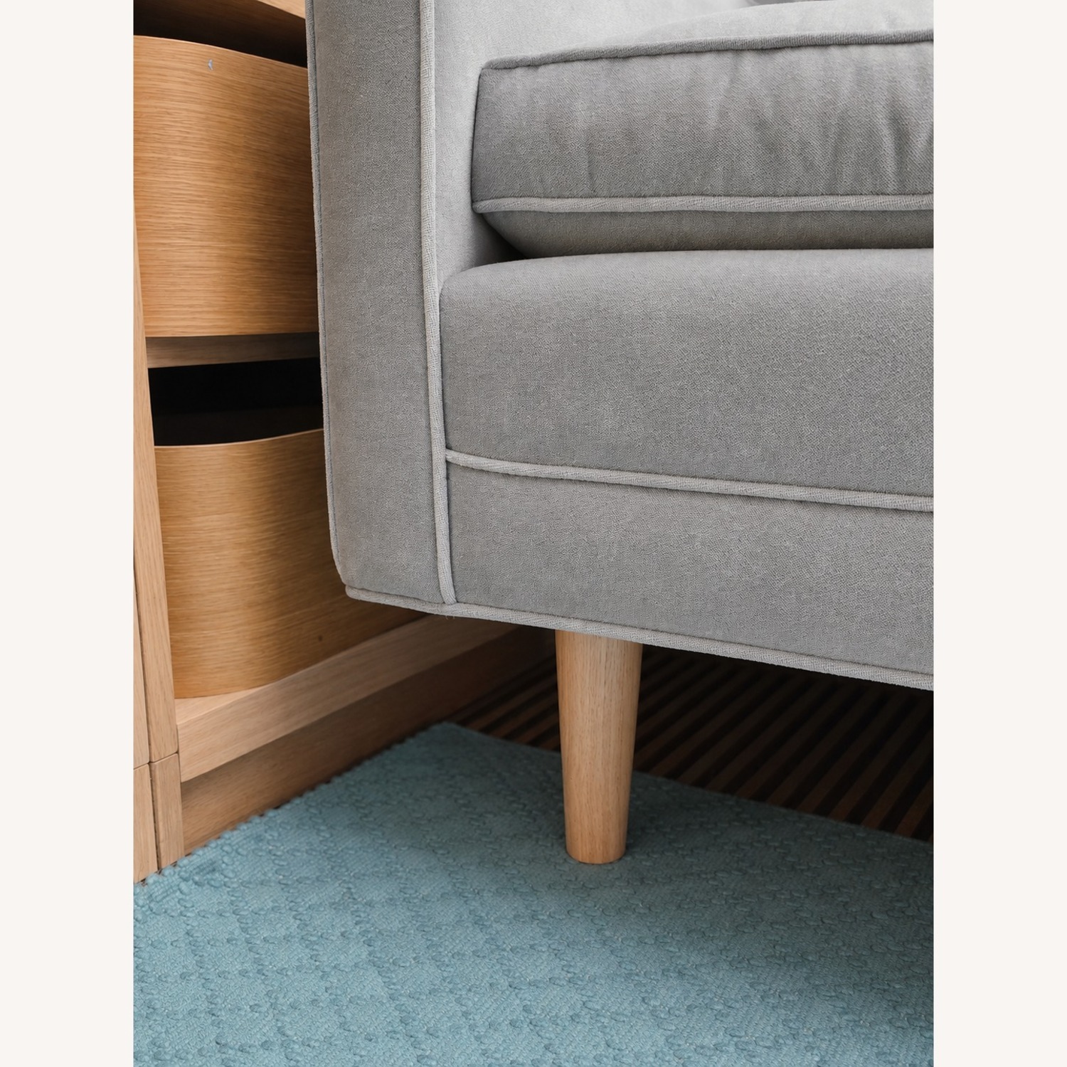 ARTLESS Up Two Seater Sofa in Mineral Velvet - image-3