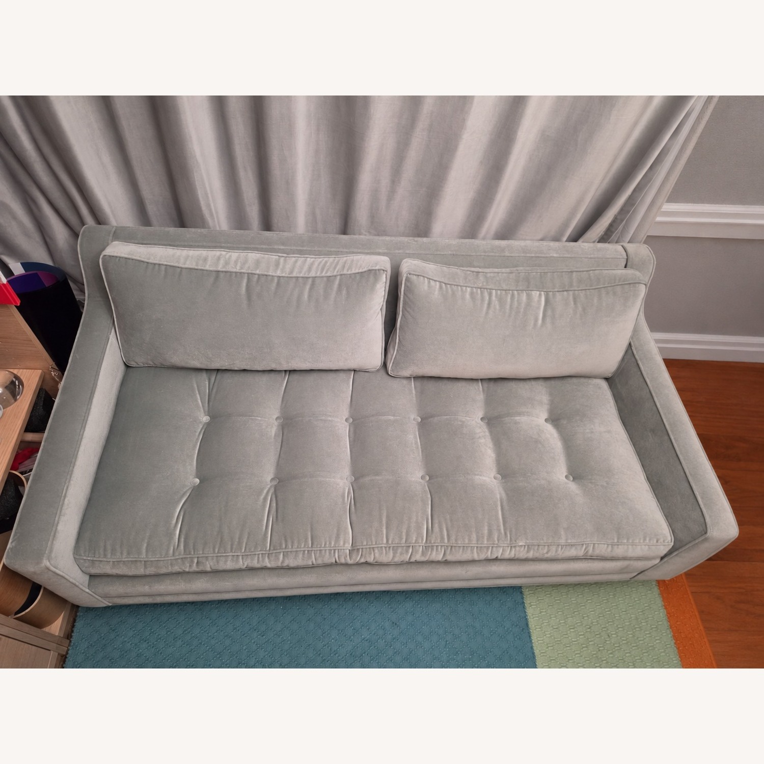 ARTLESS Up Two Seater Sofa in Mineral Velvet - image-2