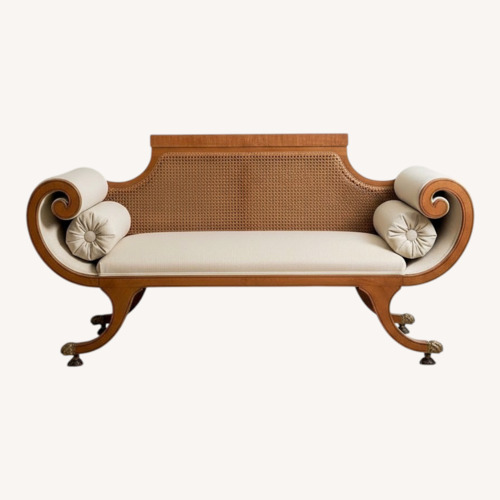 Used Vintage Empire Style Settee for sale on AptDeco