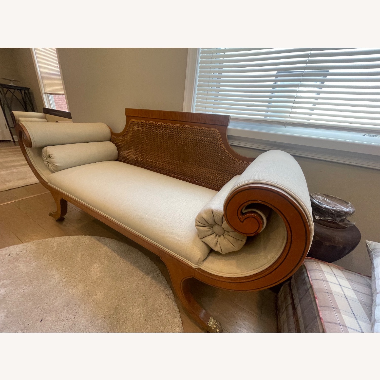 Vintage Empire Style Settee - image-3