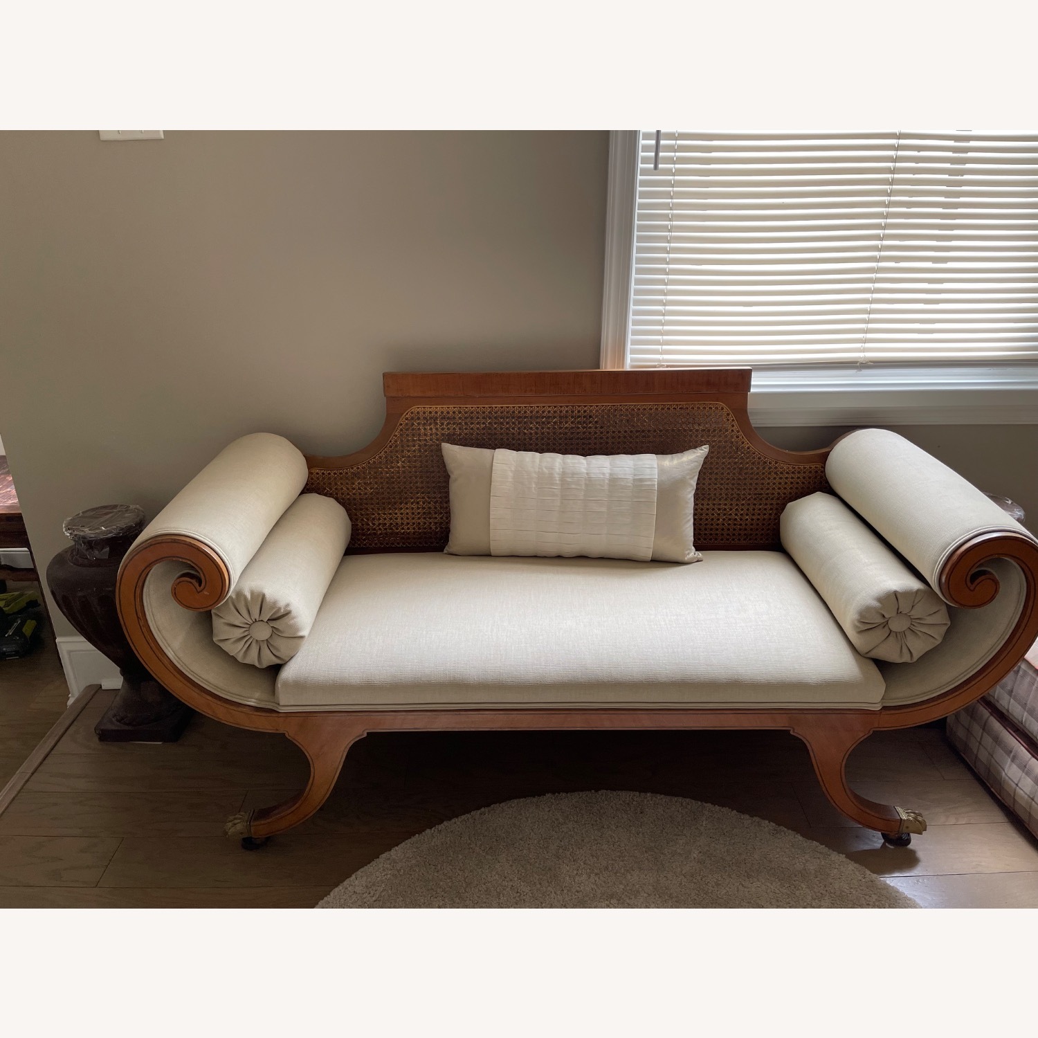 Vintage Empire Style Settee - image-2