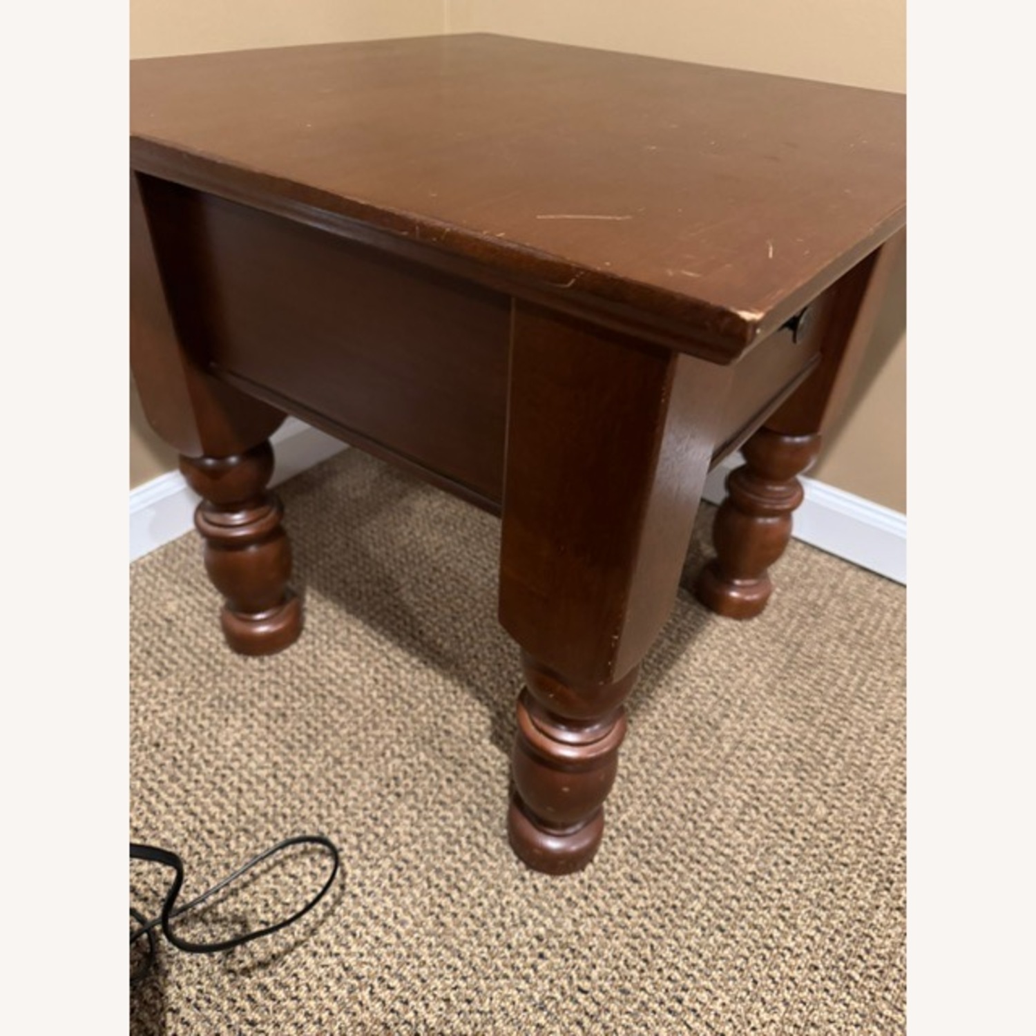 2 Pottery Barn Francisco Brown Side Tables - image-3