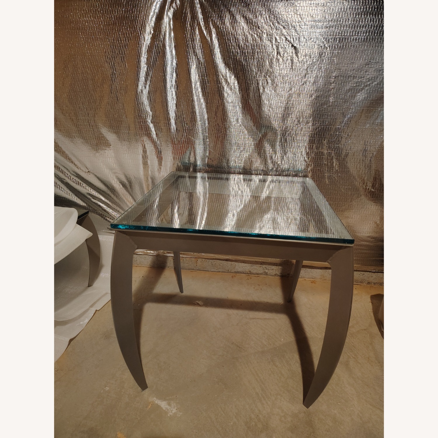 Dark Gray Metal Coffee Tables - image-3