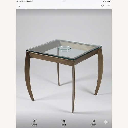 Used Dark Gray Metal Coffee Tables for sale on AptDeco