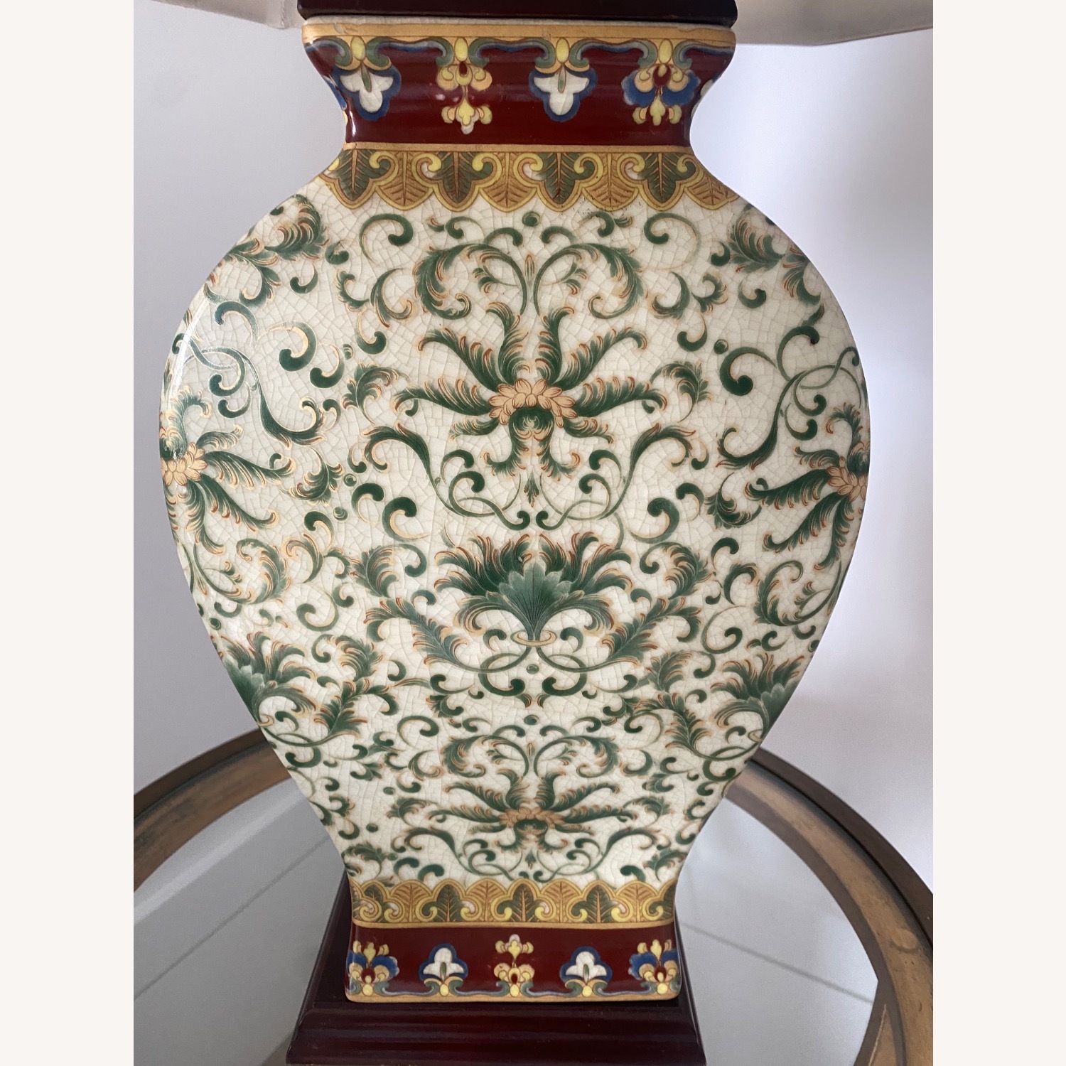 Vintage/Antique Glass Table Lamp - image-3