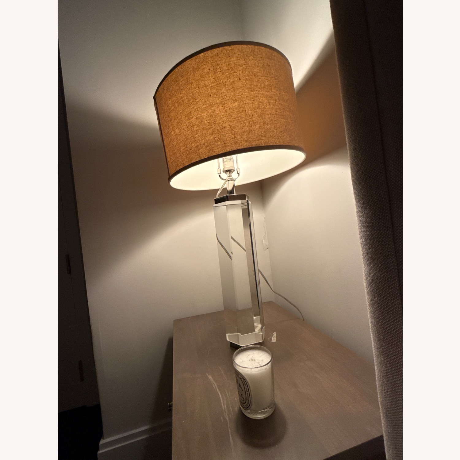 Restoration Hardware Table Lamps With Crystal Base - image-2